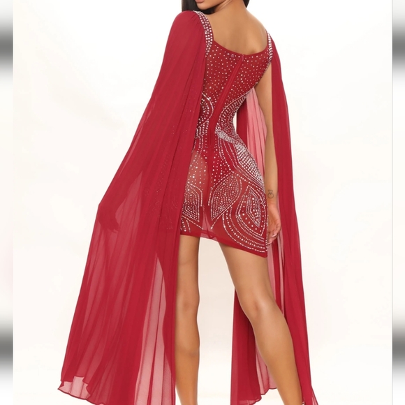 Evening dress - Prom - Red - Medium - Picture 2 of 4